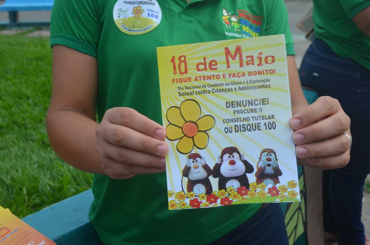 comemora 18 de Maio dia nacional de combate ao abuso e exploração sexual a Criança e Adolescente
